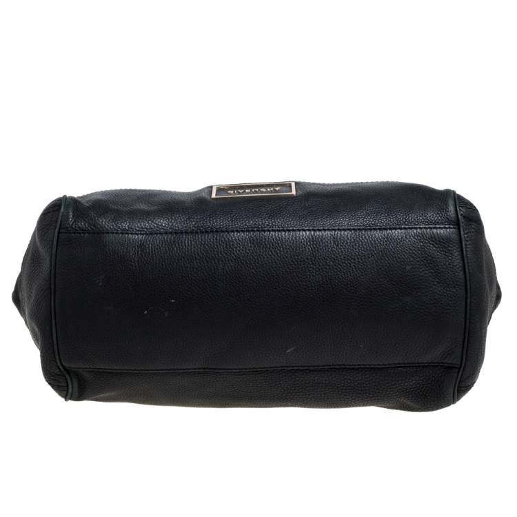 مملوكة مسبقًا Givenchy Black Signature Canvas and Leather Double Zip Tote