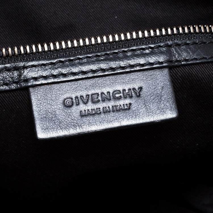 مملوكة مسبقًا Givenchy Multicolor Printed Canvas and Leather Nightingale Satchel
