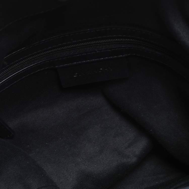 Pre Owned Givenchy Black/Grey Monogram Canvas and Leather Hobo