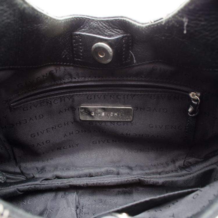 Pre Owned Givenchy Black Monogram Hobo