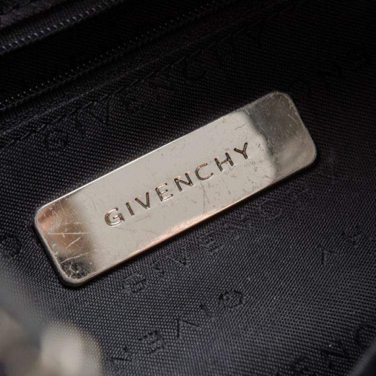 Pre Owned Givenchy Black Monogram Hobo