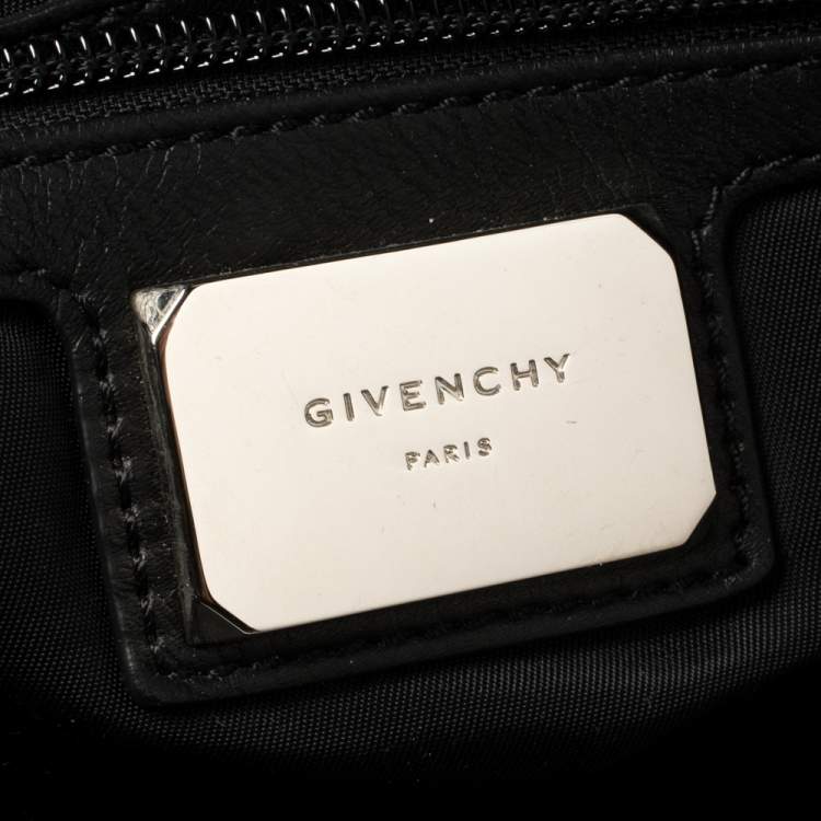 Pre Owned Givenchy Black American Flag Print Nylon Backpack
