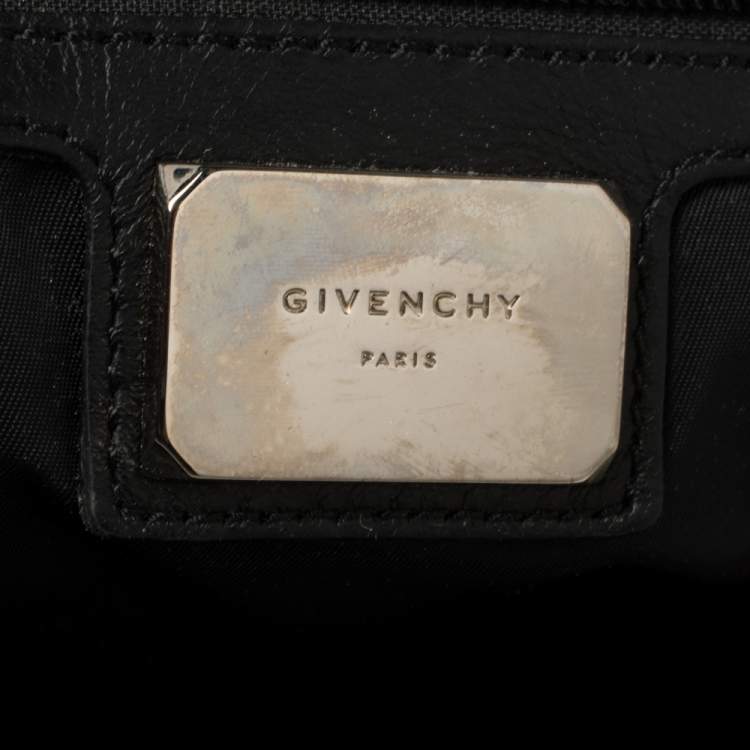 Pre Owned Givenchy Black Sunset Print Nylon Backpack