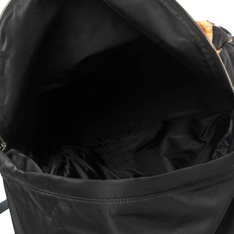 Pre Owned Givenchy Black Sunset Print Nylon Backpack