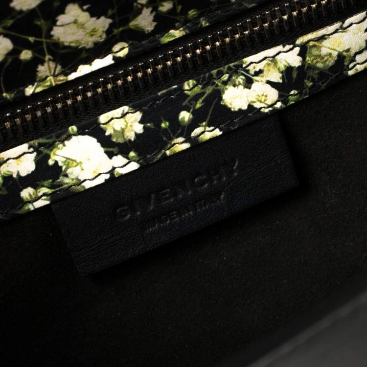 Pre Owned Givenchy Multicolor Printed Leather Mini Pandora Box Bag