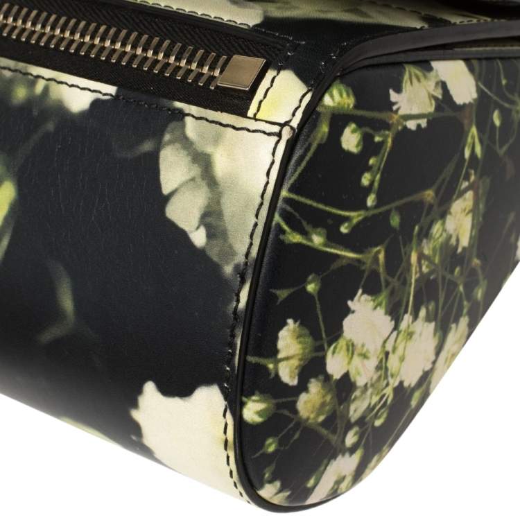Pre Owned Givenchy Multicolor Printed Leather Mini Pandora Box Bag