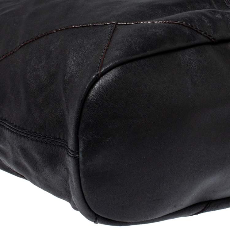 مملوكة مسبقًا Givenchy Black Leather Medium Nightingale Satchel