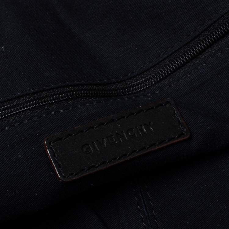مملوكة مسبقًا Givenchy Black Leather Medium Nightingale Satchel