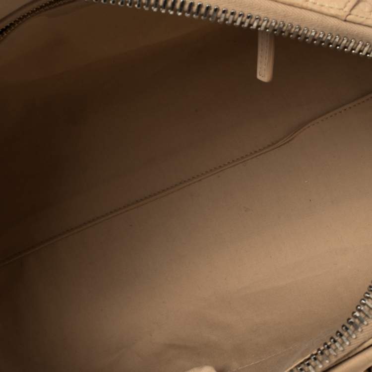Pre Owned Givenchy Nude Nubuck Medium Antigona Satchel