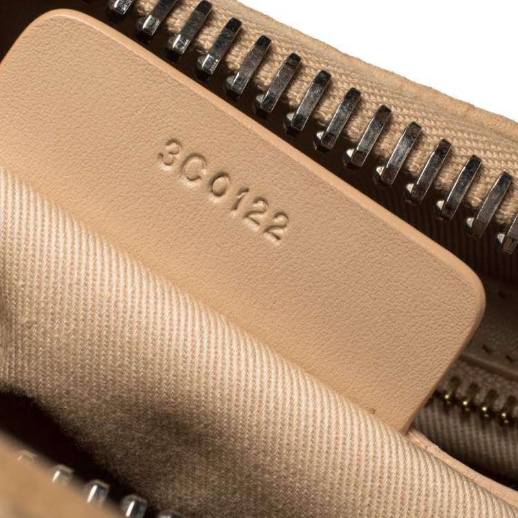 Pre Owned Givenchy Nude Nubuck Medium Antigona Satchel