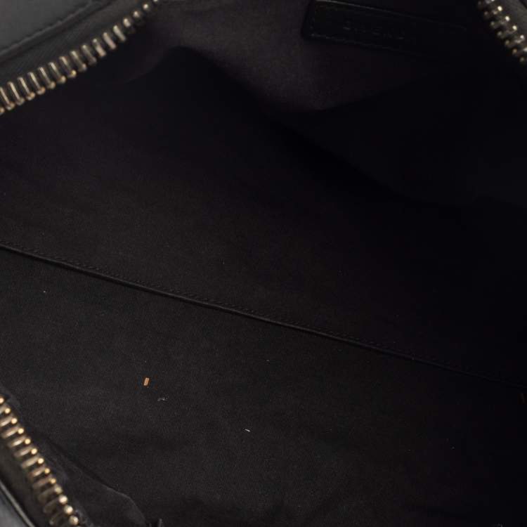 Pre Owned Givenchy Black Leather Medium Antigona Satchel