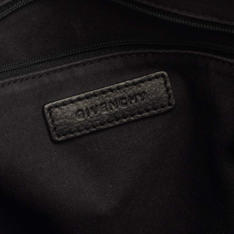 Pre Owned Givenchy Black Leather Medium Antigona Satchel