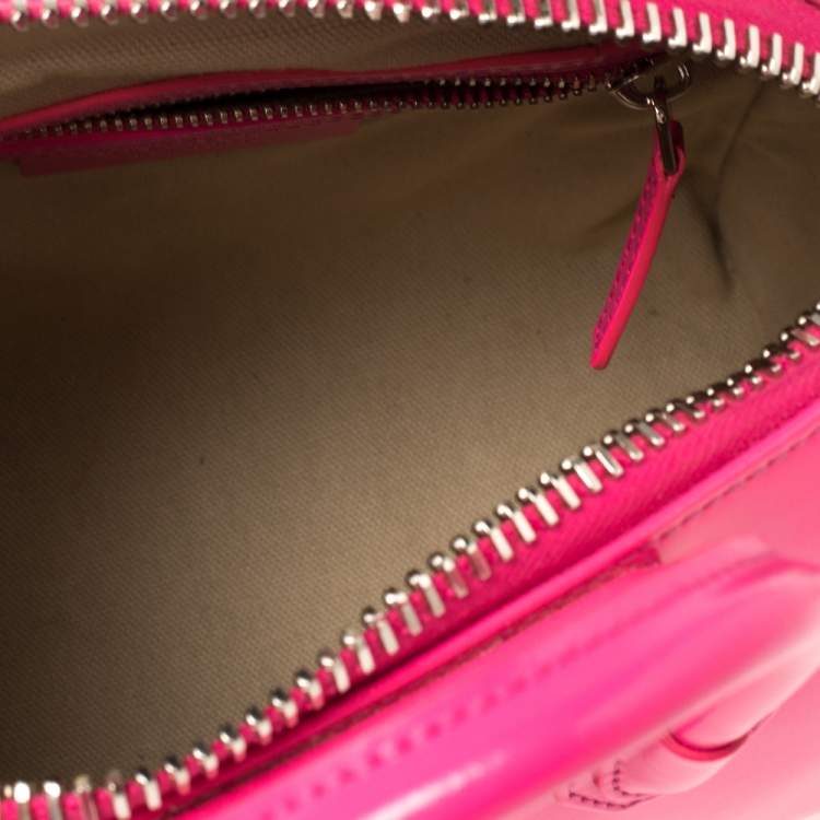 مملوكة مسبقًا Givenchy Neon Pink Leather Mini Antigona Satchel