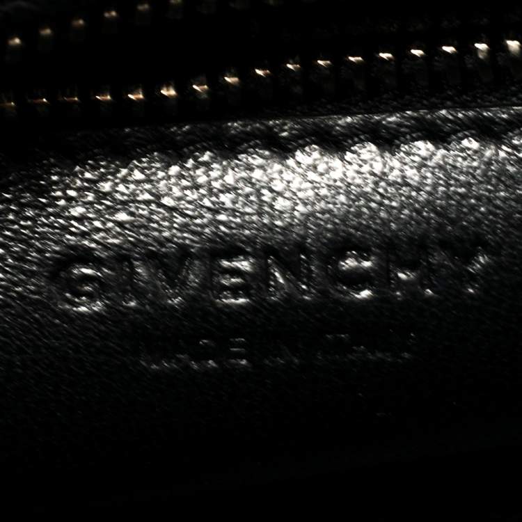 Pre Owned Givenchy Burgundy  Leather Mini Horizon Crossbody Bag