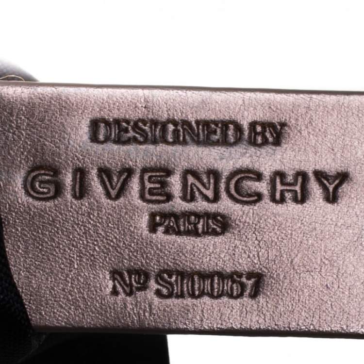 Pre Owned Givenchy Green/Brown Monogram Fabric and Leather Clasp Flap Hobo