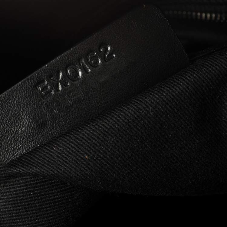 Pre Owned Givenchy Black Leather Rottweiler Chain Tote