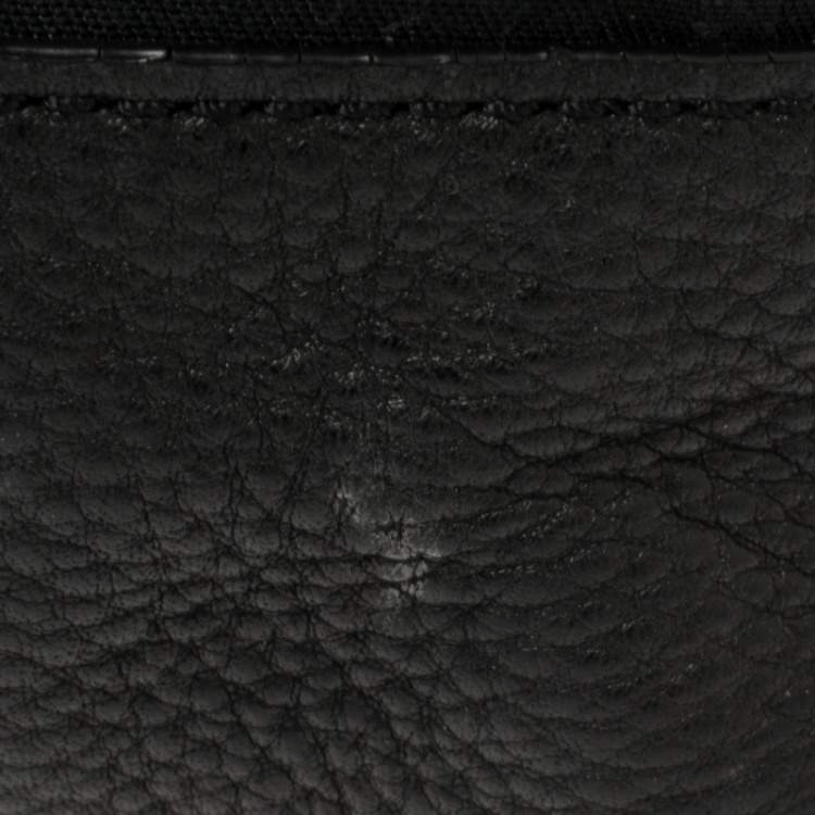 Pre Owned Givenchy Black Monogram Canvas and Leather Hobo