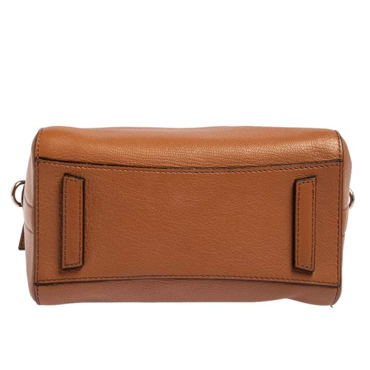 Pre Owned Givenchy Brown Leather Mini Antigona Satchel