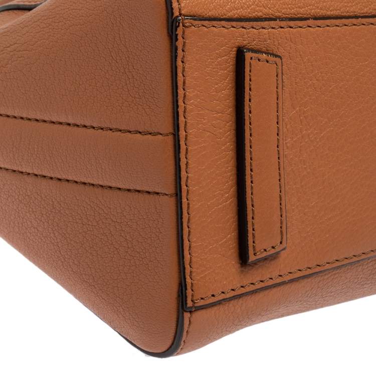 Pre Owned Givenchy Brown Leather Mini Antigona Satchel