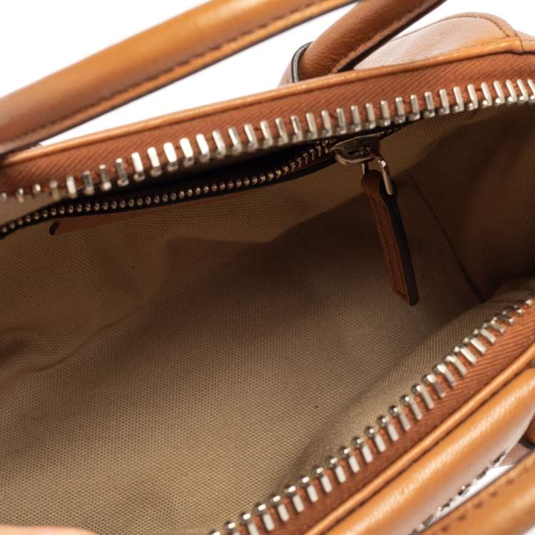 Pre Owned Givenchy Brown Leather Mini Antigona Satchel