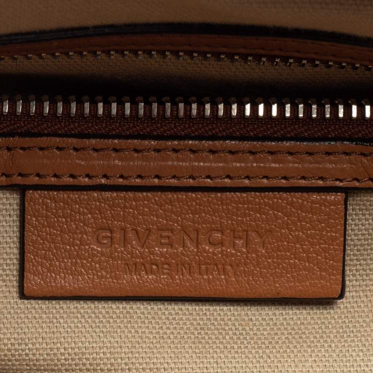 Pre Owned Givenchy Brown Leather Mini Antigona Satchel