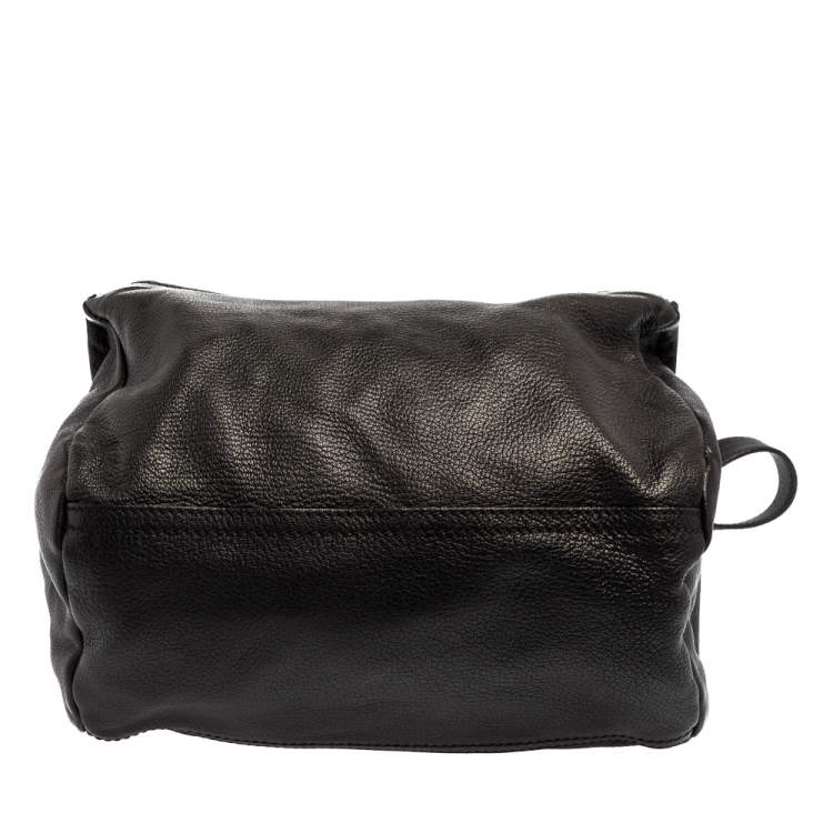 Pre Owned Givenchy Black Leather Small Pandora Shoulder Bag