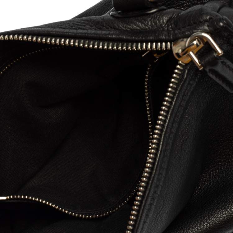 Pre Owned Givenchy Black Leather Small Pandora Shoulder Bag