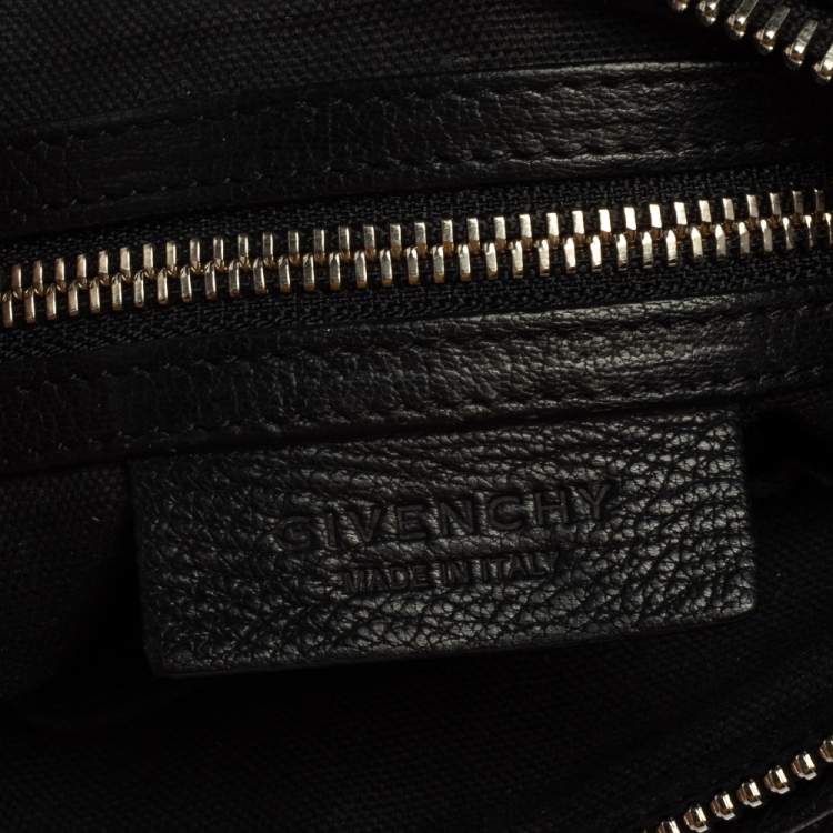 Pre Owned Givenchy Black Leather Small Pandora Shoulder Bag