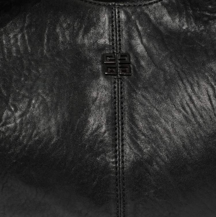 Pre Owned Givenchy Black Leather Elschia Billy Hobo