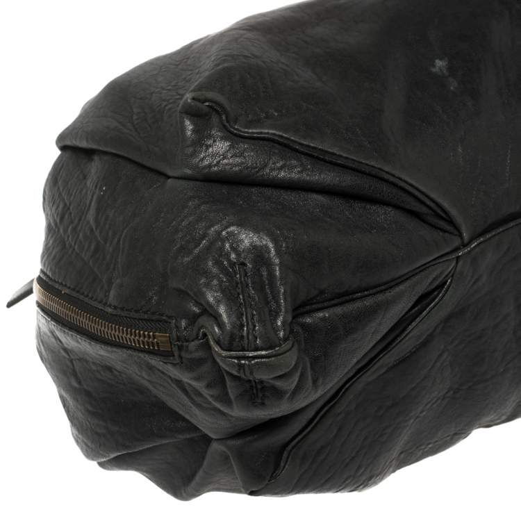Pre Owned Givenchy Black Leather Elschia Billy Hobo