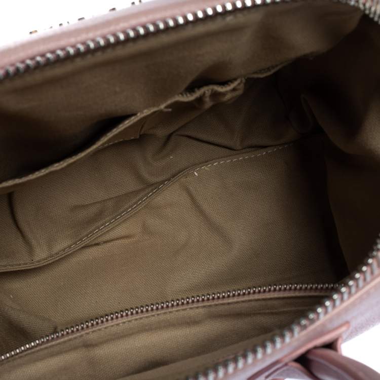 Pre Owned Givenchy Pink Leather Small Antigona Satchel