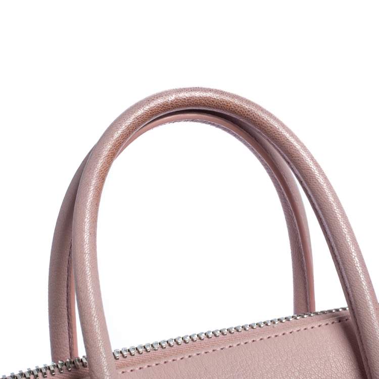 Pre Owned Givenchy Pink Leather Small Antigona Satchel