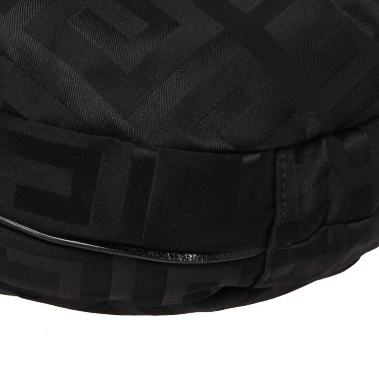 Pre Owned Givenchy Black Monogram Canvas and Leather Hobo