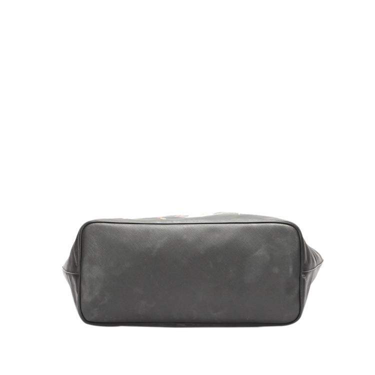 Pre Owned Givenchy Black Leather Bambi Tote Bag