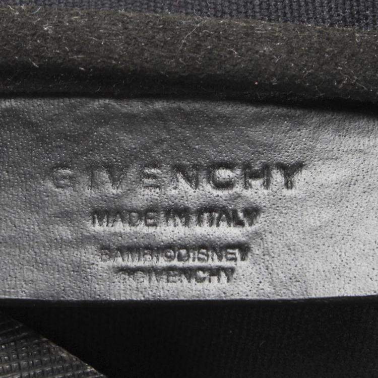 Pre Owned Givenchy Black Leather Bambi Tote Bag