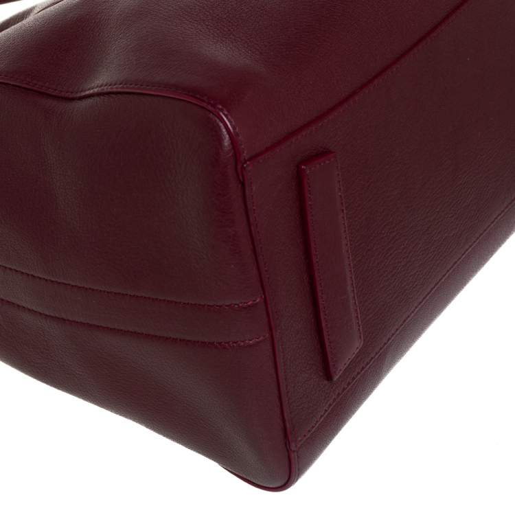 مملوكة مسبقًا Givenchy Burgundy Leather Medium Antigona Satchel