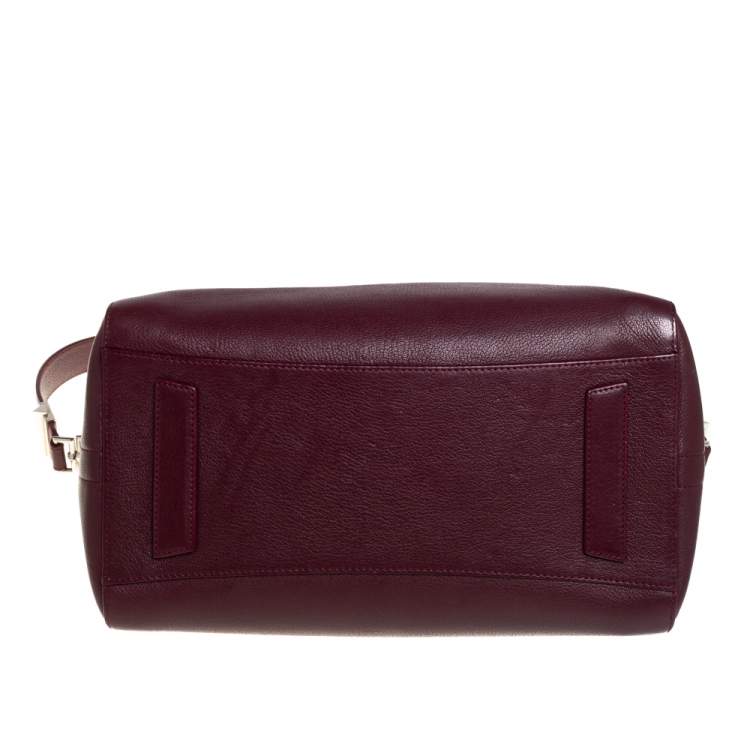 مملوكة مسبقًا Givenchy Burgundy Leather Medium Antigona Satchel