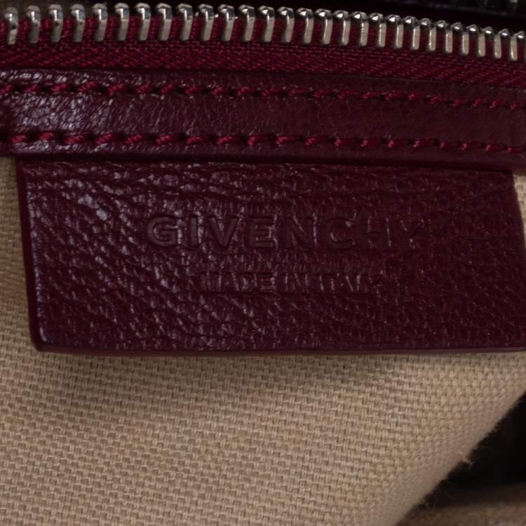 مملوكة مسبقًا Givenchy Burgundy Leather Medium Antigona Satchel