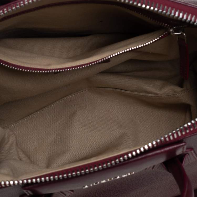 مملوكة مسبقًا Givenchy Burgundy Leather Medium Antigona Satchel