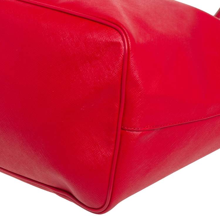 Pre Owned Givenchy Red Bambi Print Coated Canvas and Leather Antigona Shopper Tote