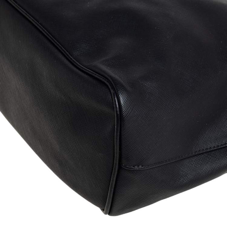 Pre Owned Givenchy Black Leather Antigona Shopper Tote