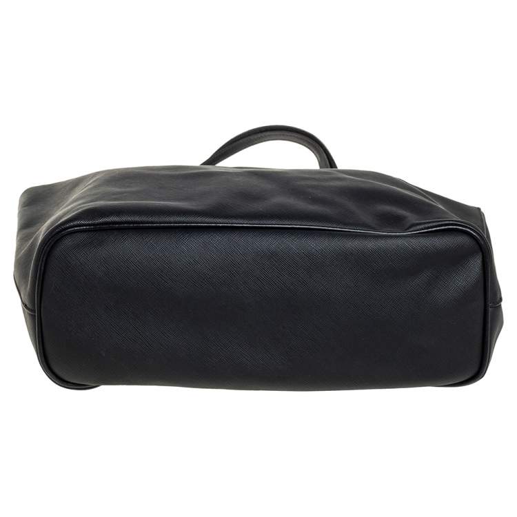 Pre Owned Givenchy Black Leather Antigona Shopper Tote