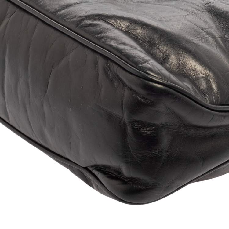 مملوكة مسبقًا Givenchy Black Leather Baguette