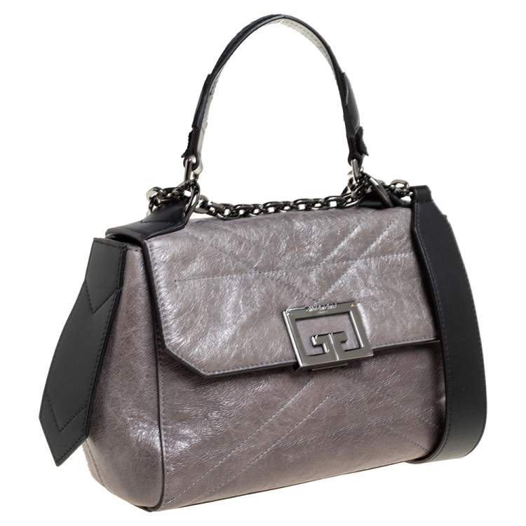 Pre Owned Givenchy Pearl Aged Leather Small ID Bag