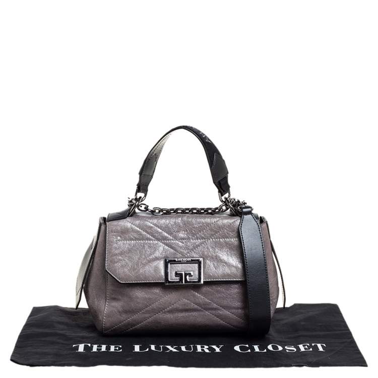 Pre Owned Givenchy Pearl Aged Leather Small ID Bag