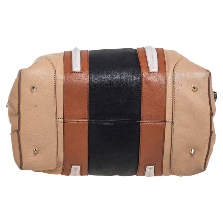 Pre Owned Givenchy Multicolor Leather Lucrezia Bowler Bag
