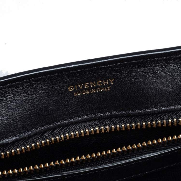 Pre Owned Givenchy Grey Snakeskin Obsedia Tote 