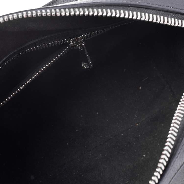 Pre Owned Givenchy Black Leather Mini Chain Animation Lucrezia Duffel Bag