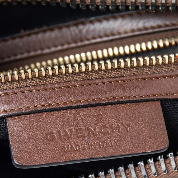 Pre Owned Givenchy Tri Color Leather Medium Antigona Satchel