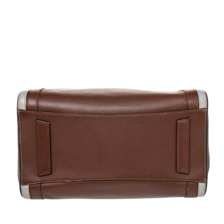 Pre Owned Givenchy Tri Color Leather Medium Antigona Satchel